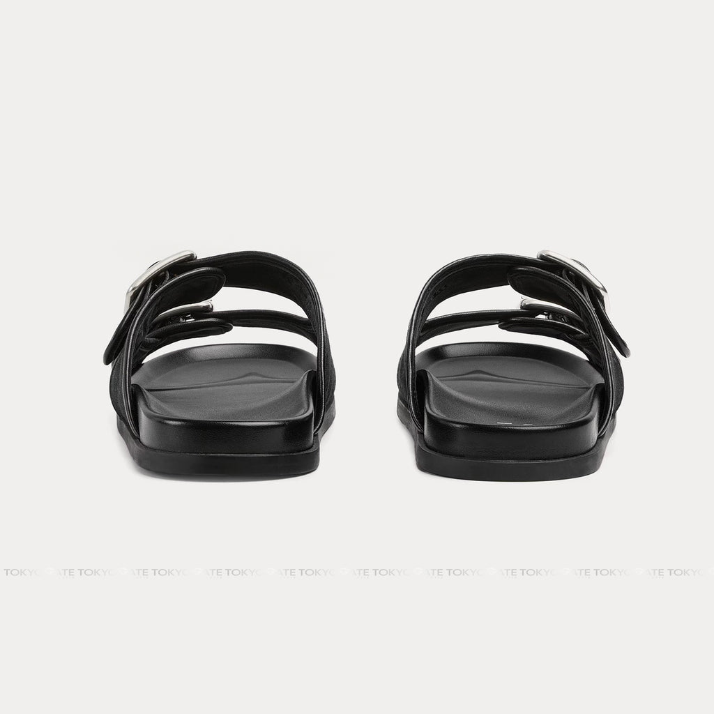 Dép Gucci 831830 FAD71 1000 Slide Sandal With Buckles Black