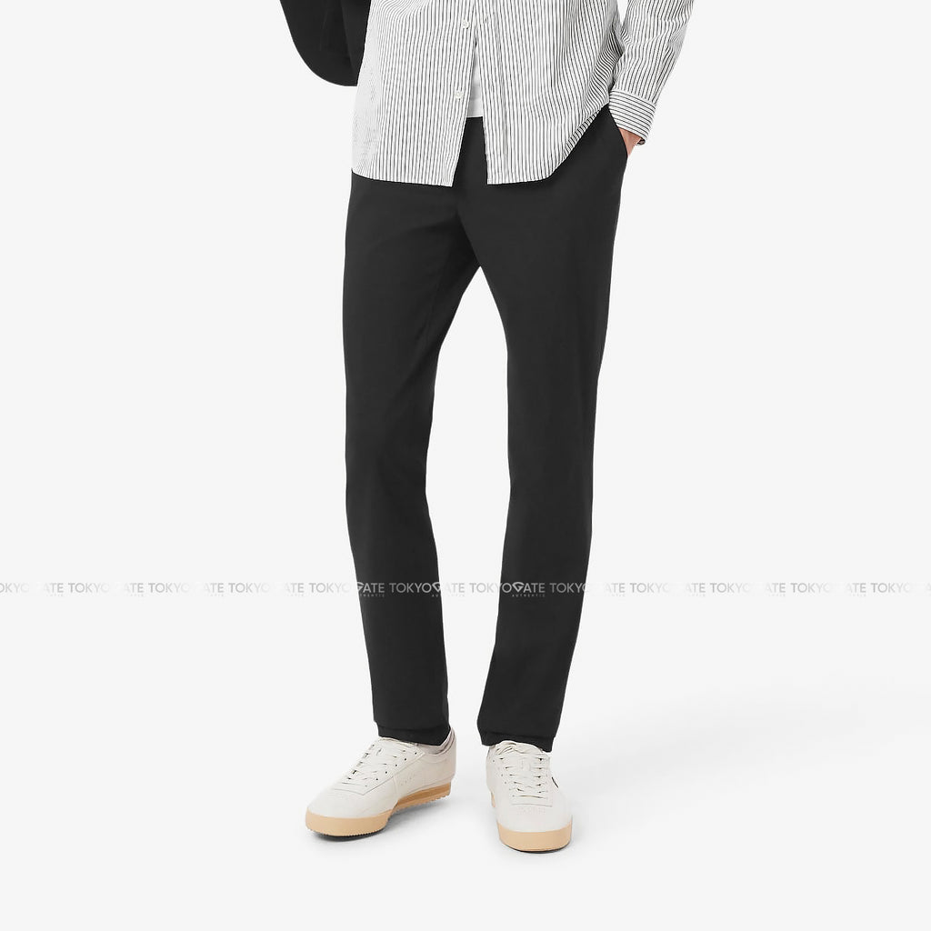 Quần khaki Lacoste HH8513 031 Stretch Cotton Chino Trousers Black Slim Fit