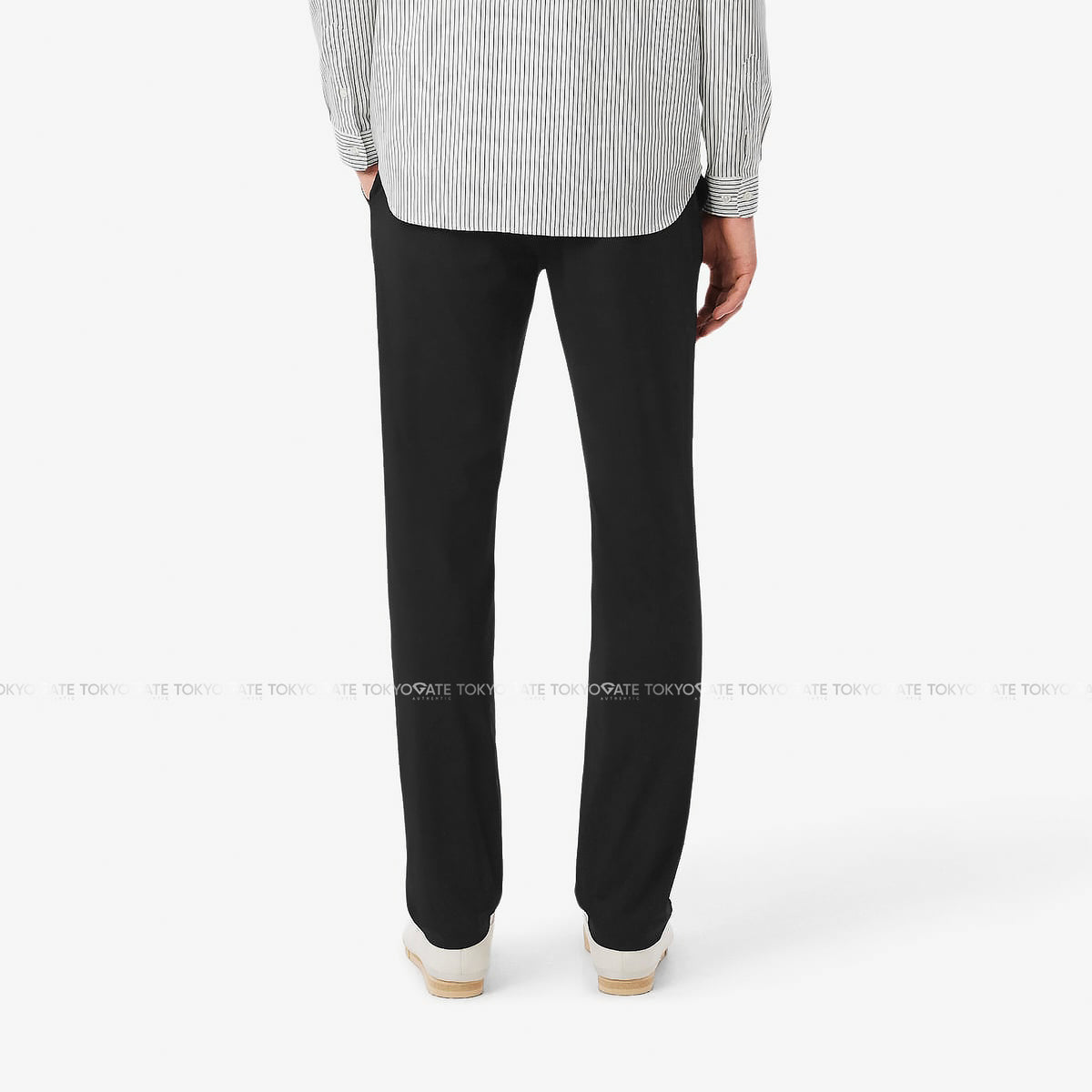 Quần khaki Lacoste HH8513 031 Stretch Cotton Chino Trousers Black Slim Fit