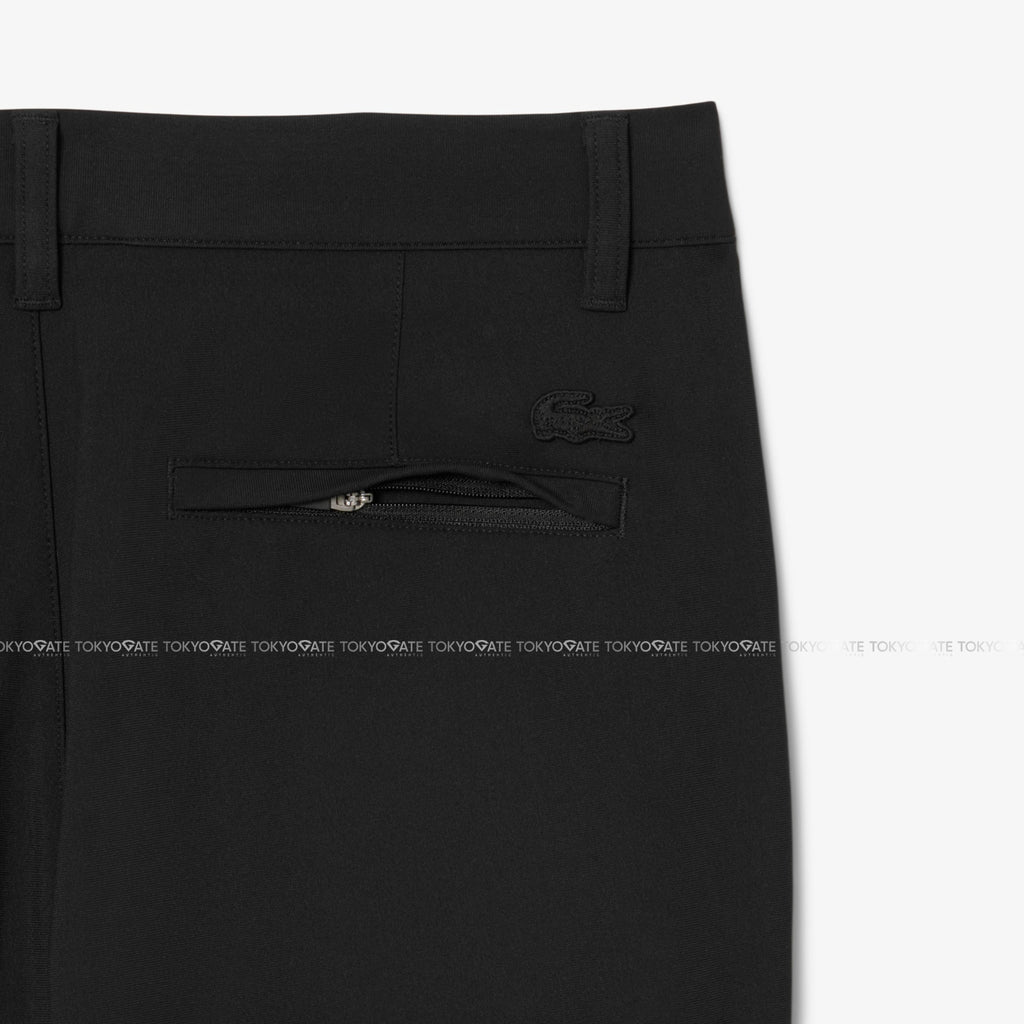 Quần khaki Lacoste HH8513 031 Stretch Cotton Chino Trousers Black Slim Fit
