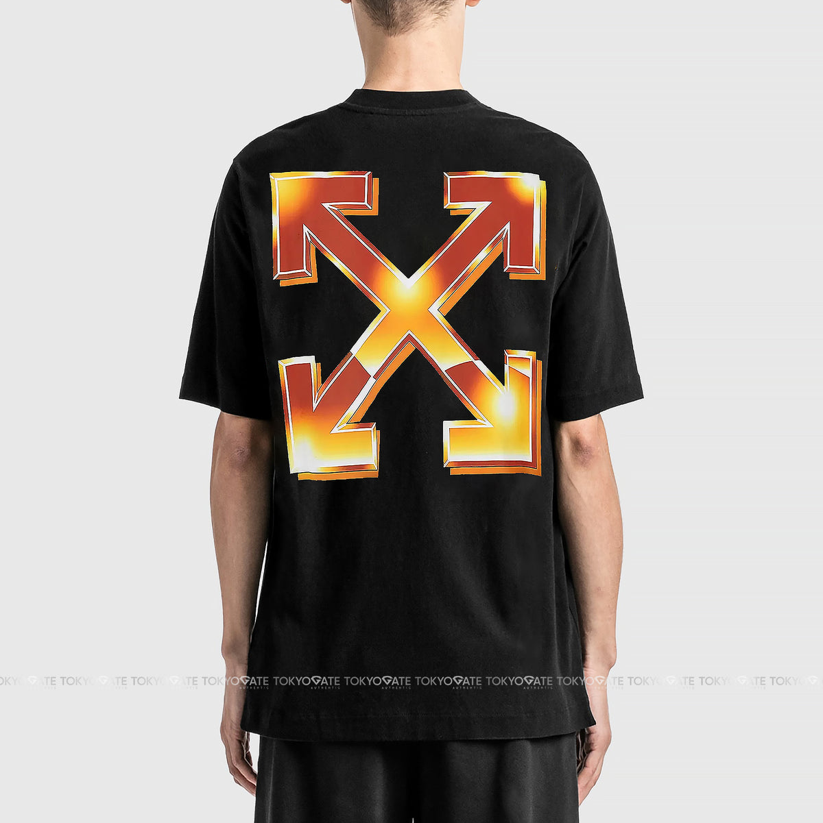 Áo phông Off-White 44MAA120F5004 Metal Arrow Skate S/S Tee Black Oversize