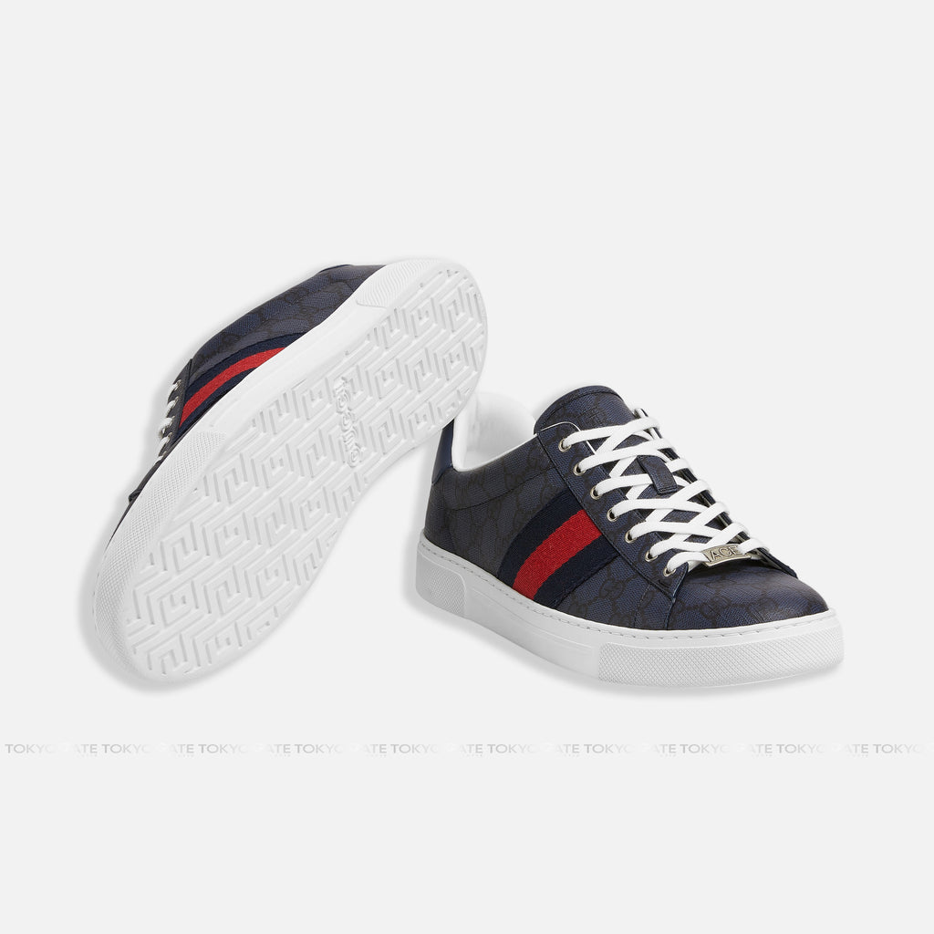 Giày Gucci 760775 JEALM 8741 Ace Sneaker Blue GG Supreme