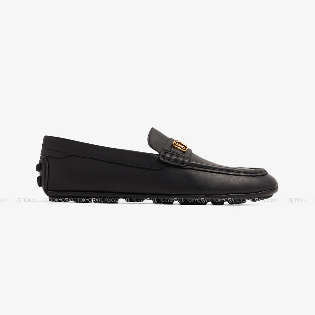 Giày Bally Keeper 6304973 Black Calf Plain In Black