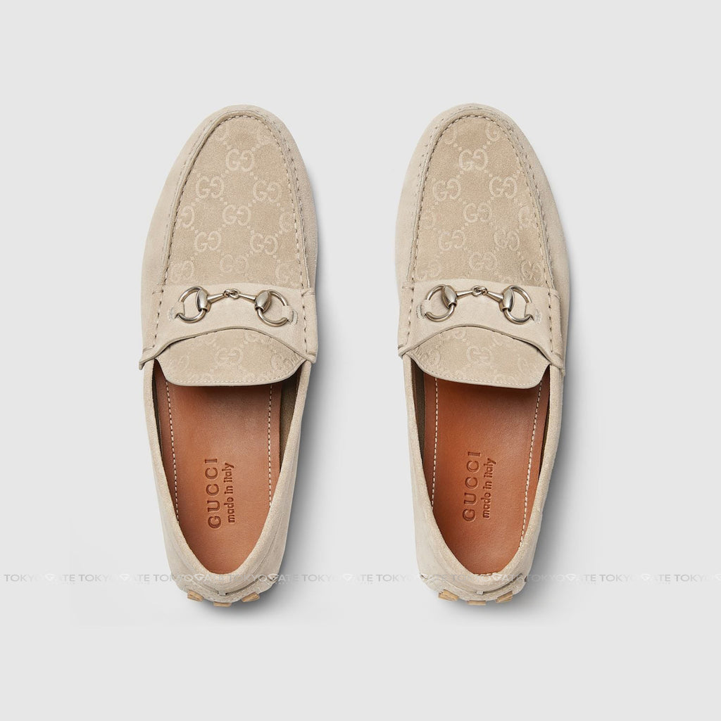 Giày Gucci 795279 AADWB 9511 Driver with Horsebit Oatmeal