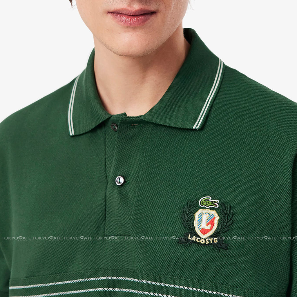 Áo polo Lacoste PH0037 132 Cotton Piqué Light Green Regular Fit Made in France