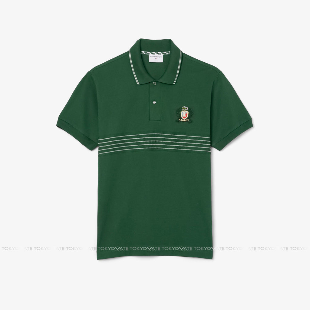 Áo polo Lacoste PH0037 132 Cotton Piqué Light Green Regular Fit Made in France