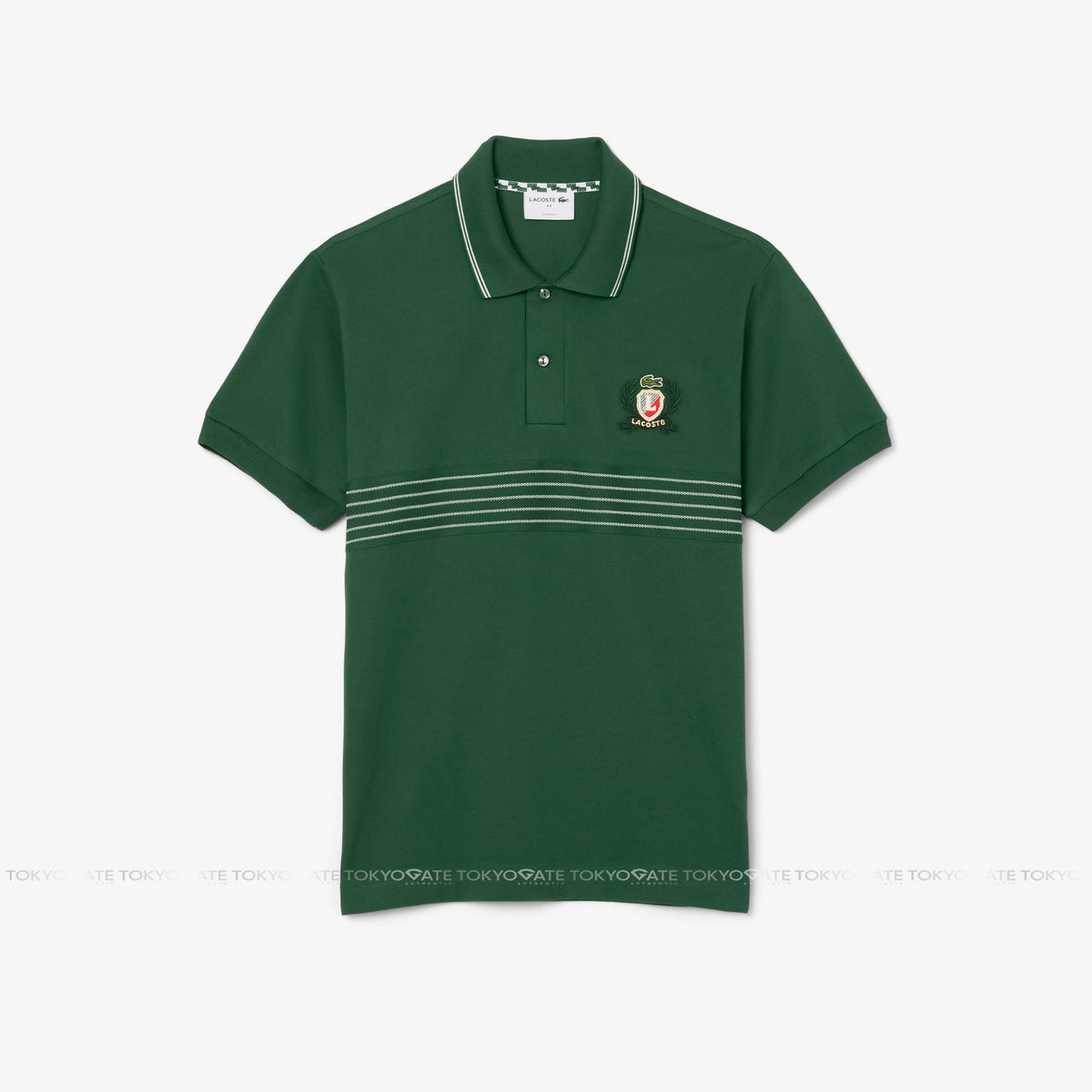 Áo polo Lacoste PH0037 132 Cotton Piqué Light Green Regular Fit Made in France