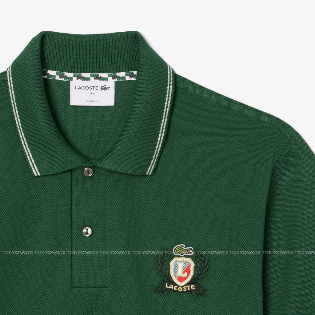 Áo polo Lacoste PH0037 132 Cotton Piqué Light Green Regular Fit Made in France