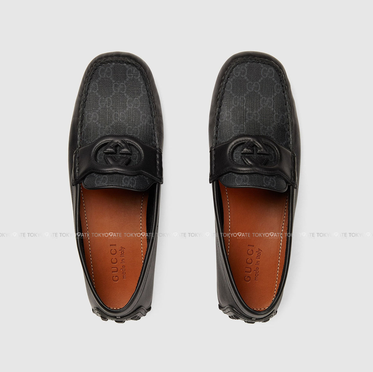 Giày Gucci 730148 AAB7Z 1000 Interlocking G Driver Black