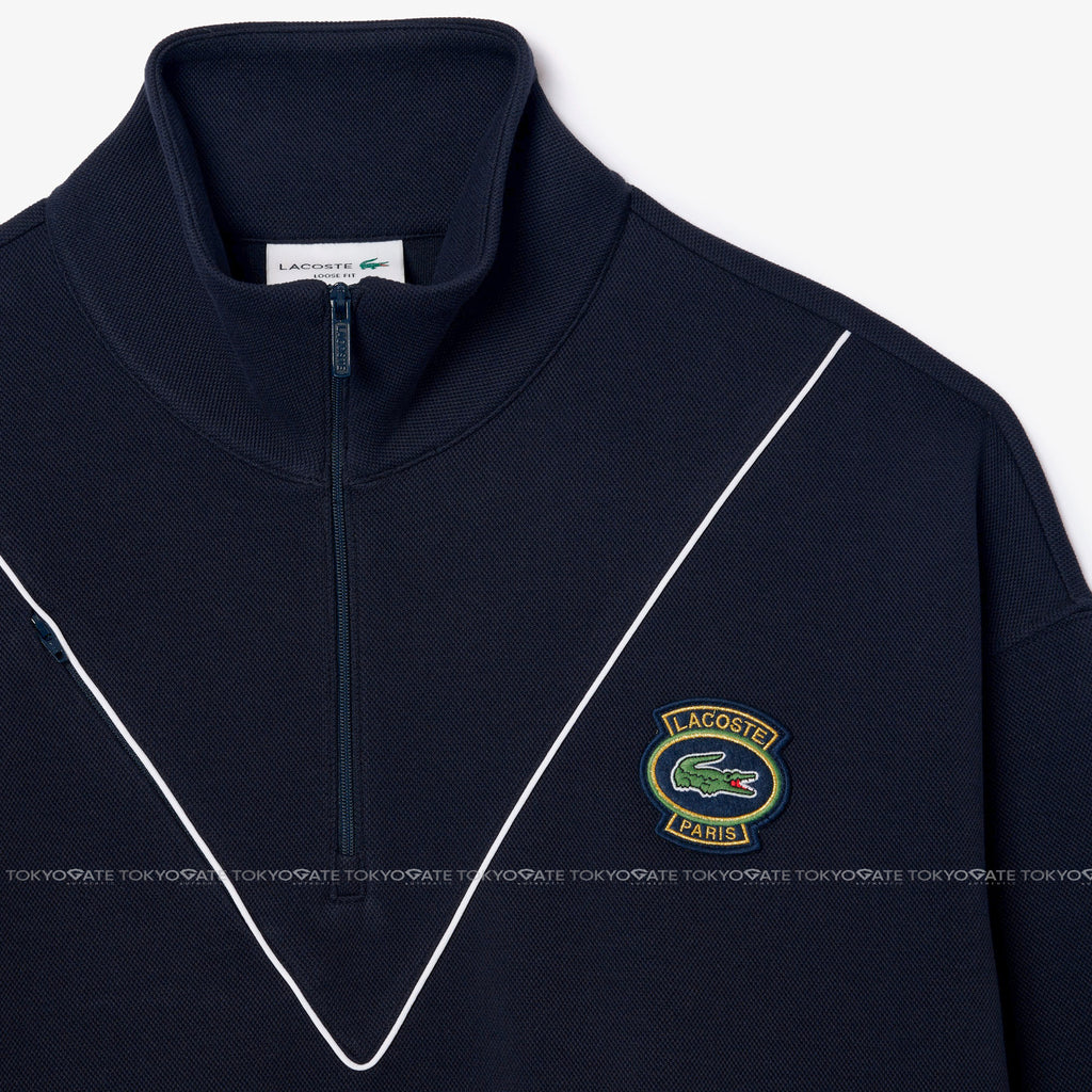 Bộ nỉ Lacoste Zip Neck Organic Cotton HDE