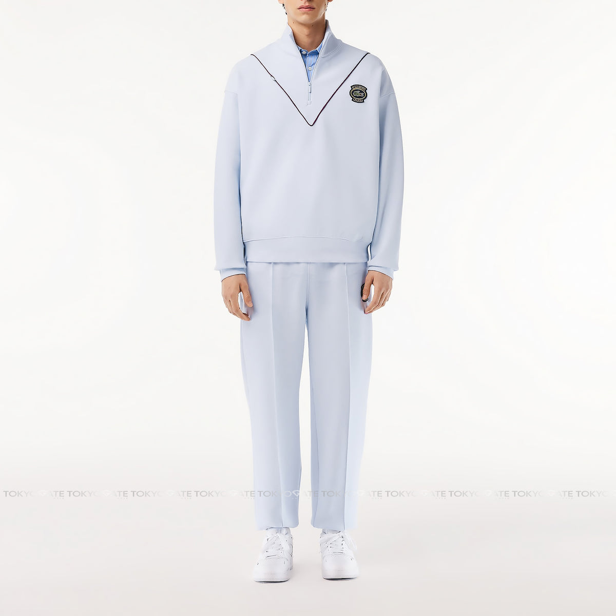 Bộ nỉ Lacoste Zip Neck Organic Cotton J2G