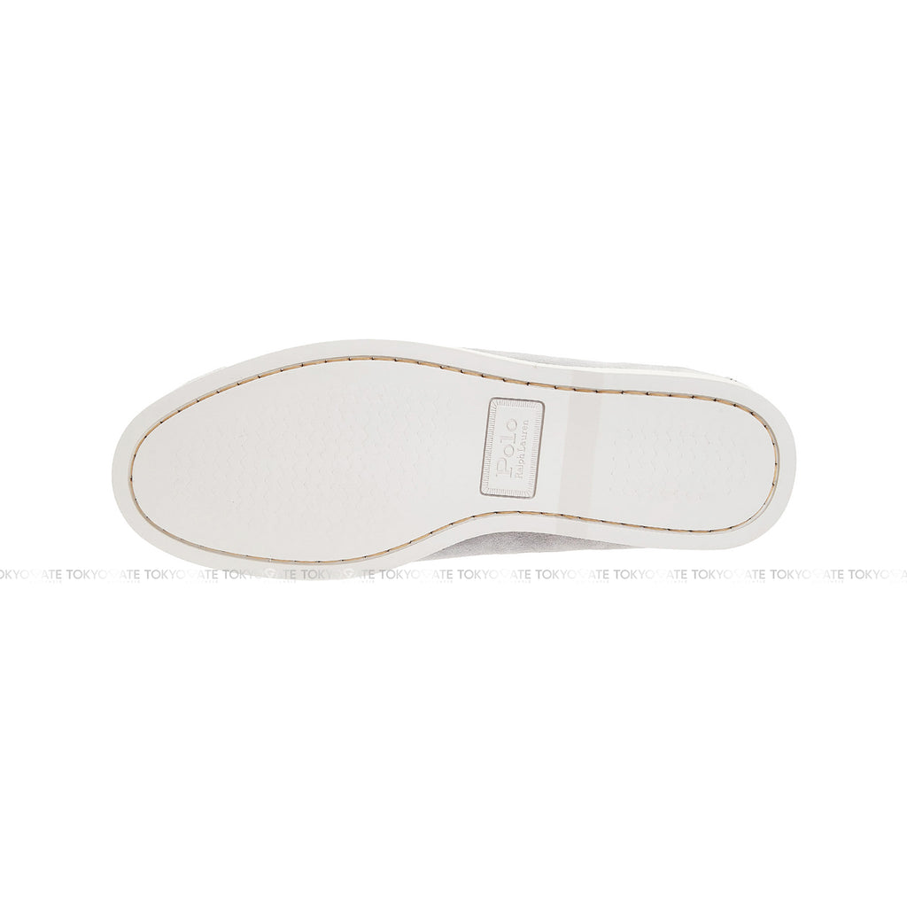 Giày Polo Ralph Lauren 803P09766002 Merton Suede Venetian Loafers Grey Suede